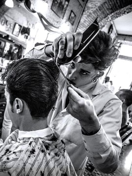 Example of a barber's work