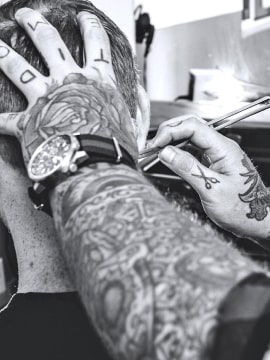 Example of a barber's work